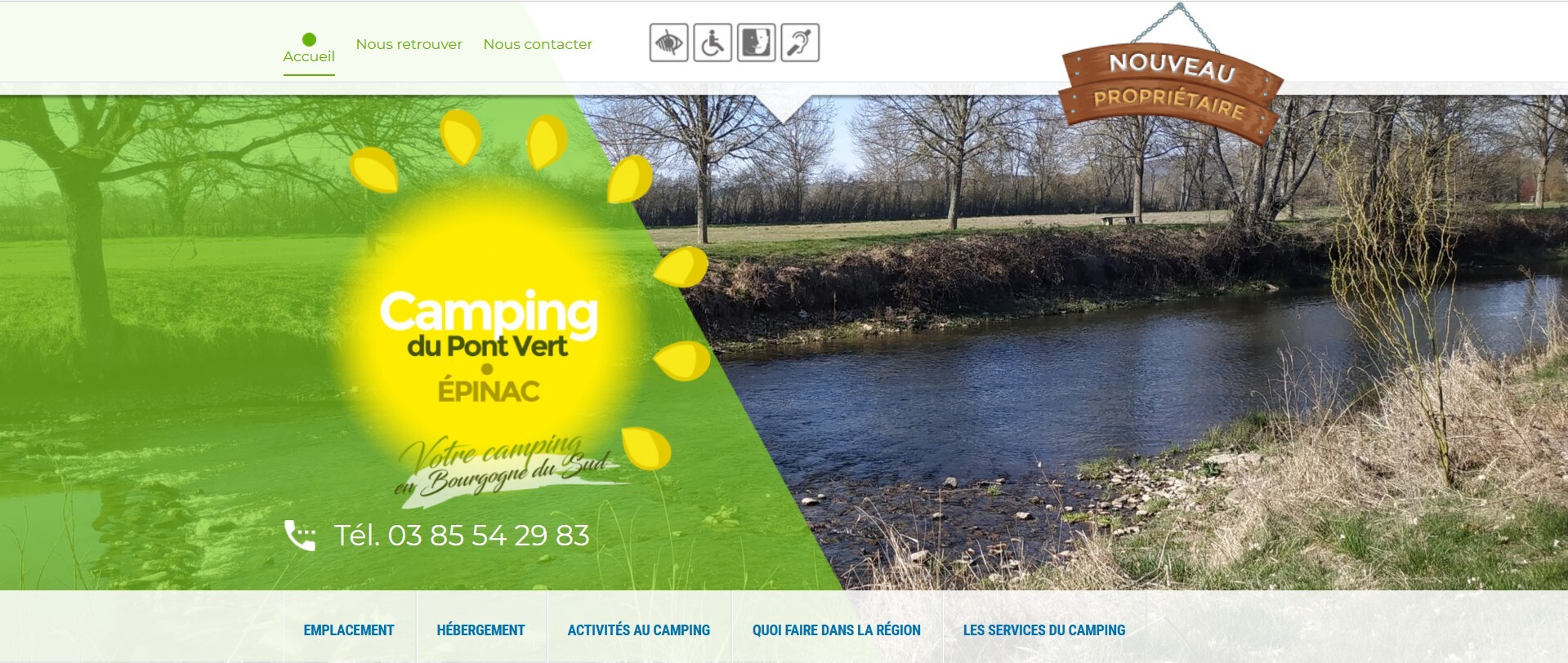 accueil site camping