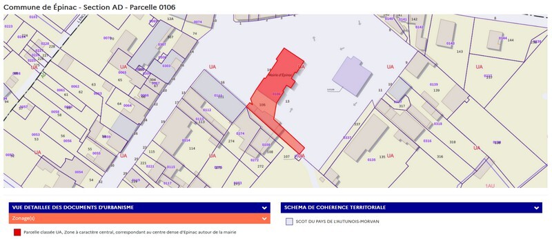 Géoportail urbanisme mairie